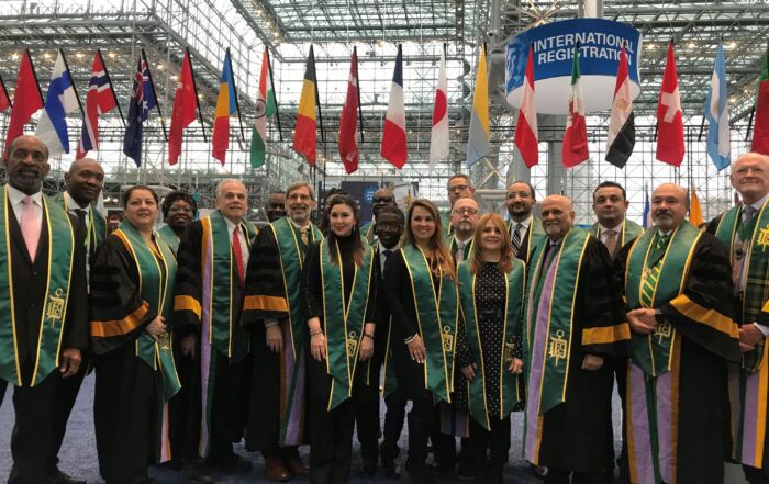 International College of Dentists Fellows come together at an multinational induction and convocation